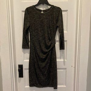 Ann Taylor Charcoal Gray Dress